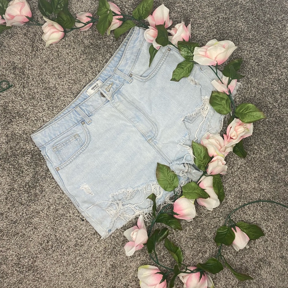 Forever 21 Distressed Lightwashed Shorts